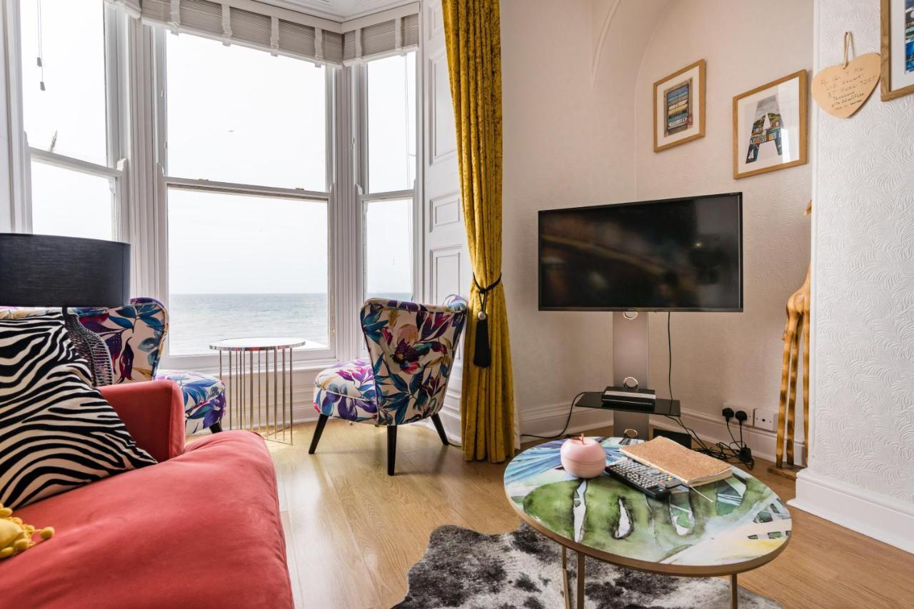 Sea View Ar Lan Y Mor Luxury Apartment Aberystwyth Exterior foto